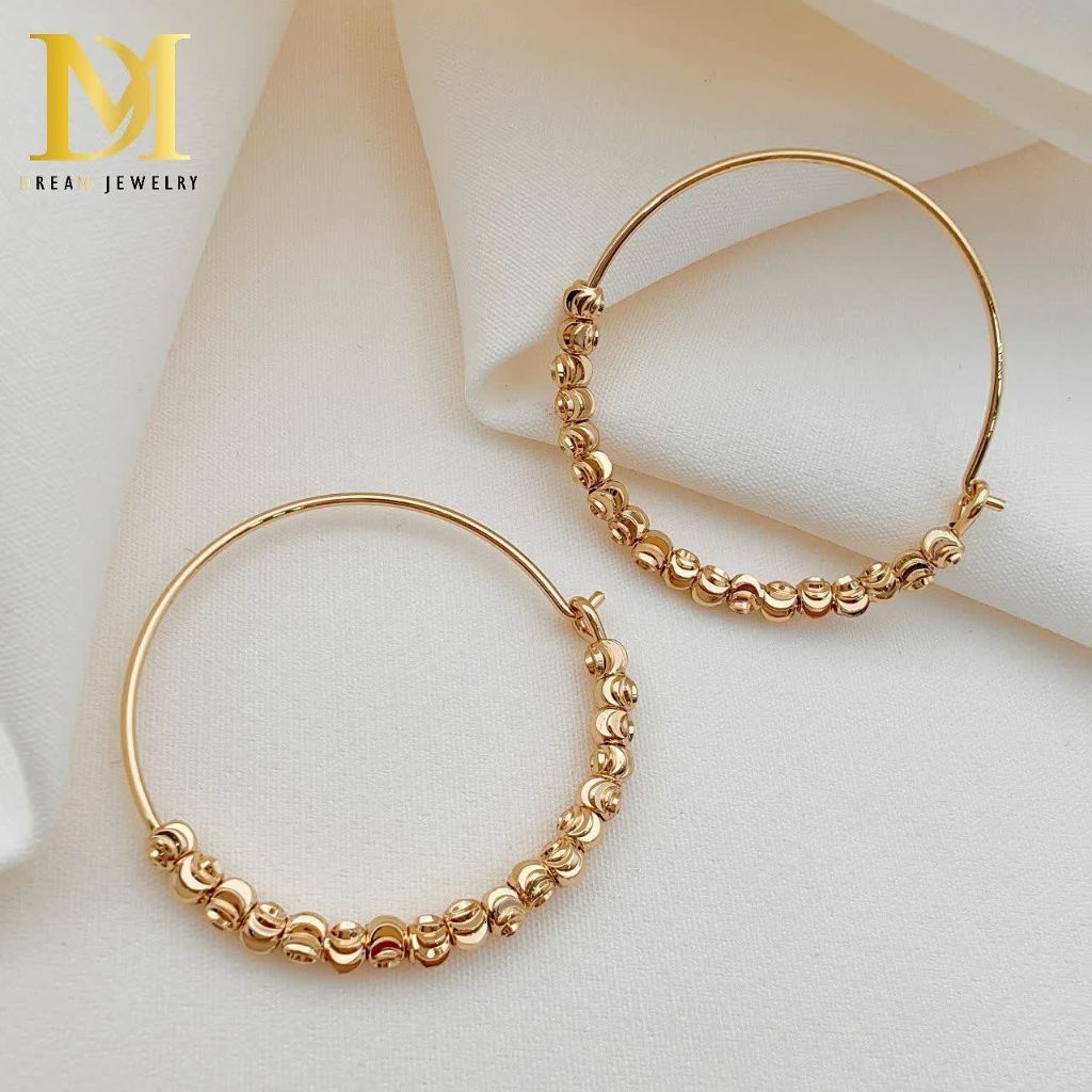 گوشواره دریم قطر 3 سانت کد 2807 - خرید آنلاین از گالری آداس